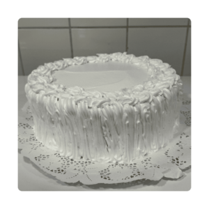 Torta de bizcocho durazno