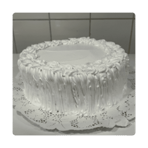 Torta biszcocho durazno